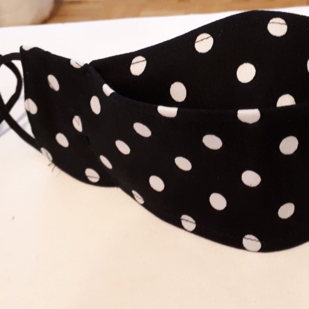 Ladies Polka Dot 3D Face Mask